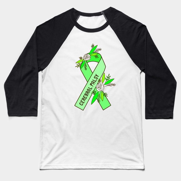 Cerebral Palsy Awareness Baseball T-Shirt by Sloth Station
